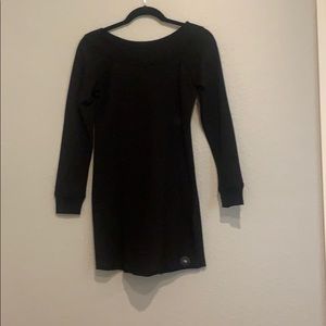 Mid-length sweater dress!